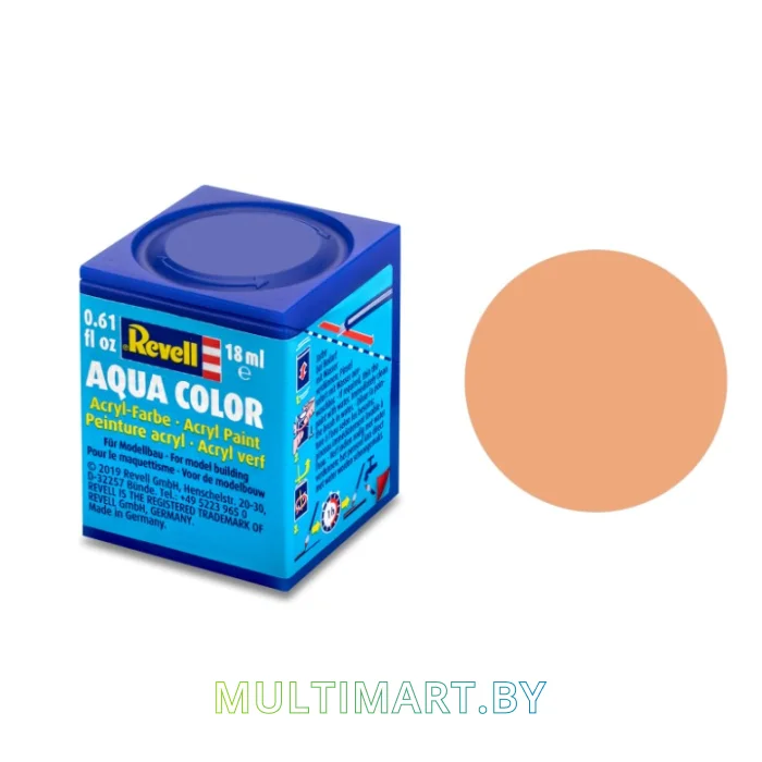 Краска для моделей Revell Aqua Color 36135 (цвет кожи матовая, 18 мл)